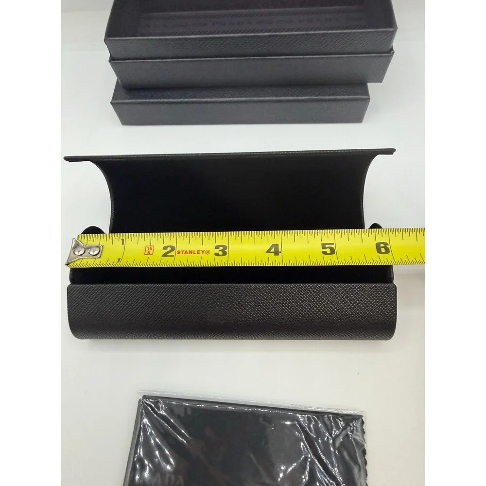 Prada Eyeglasses Sunglasses Case Box Cloth Authentic Black Luxury Accessory